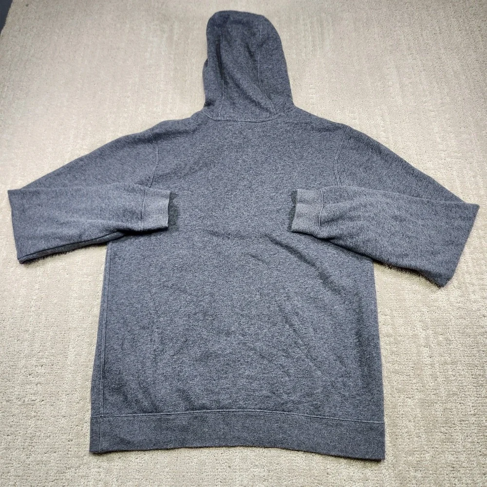 Nike Hoodie Men Small Gray Futura Fleece Cotton Blend Training